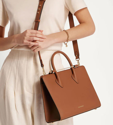 Midi Tote – Structured Elegance in Fine Leather