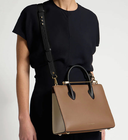Midi Tote – Structured Elegance in Fine Leather