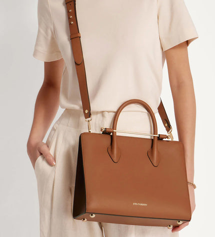 Midi Tote – Structured Elegance in Fine Leather